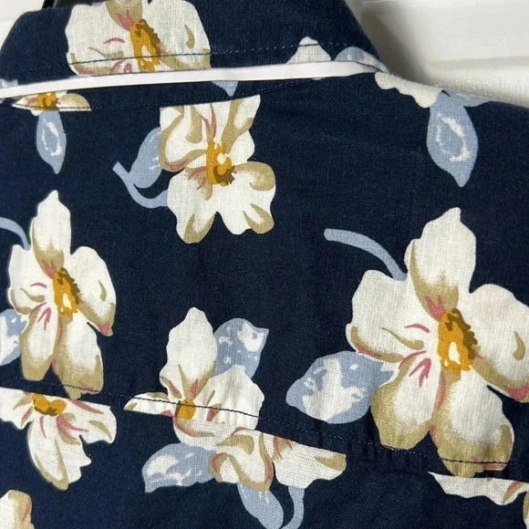 Jack & Jones NWT, linen cotton men shirt XL. floral ,long sleeve. Office,event - Picture 12 of 16